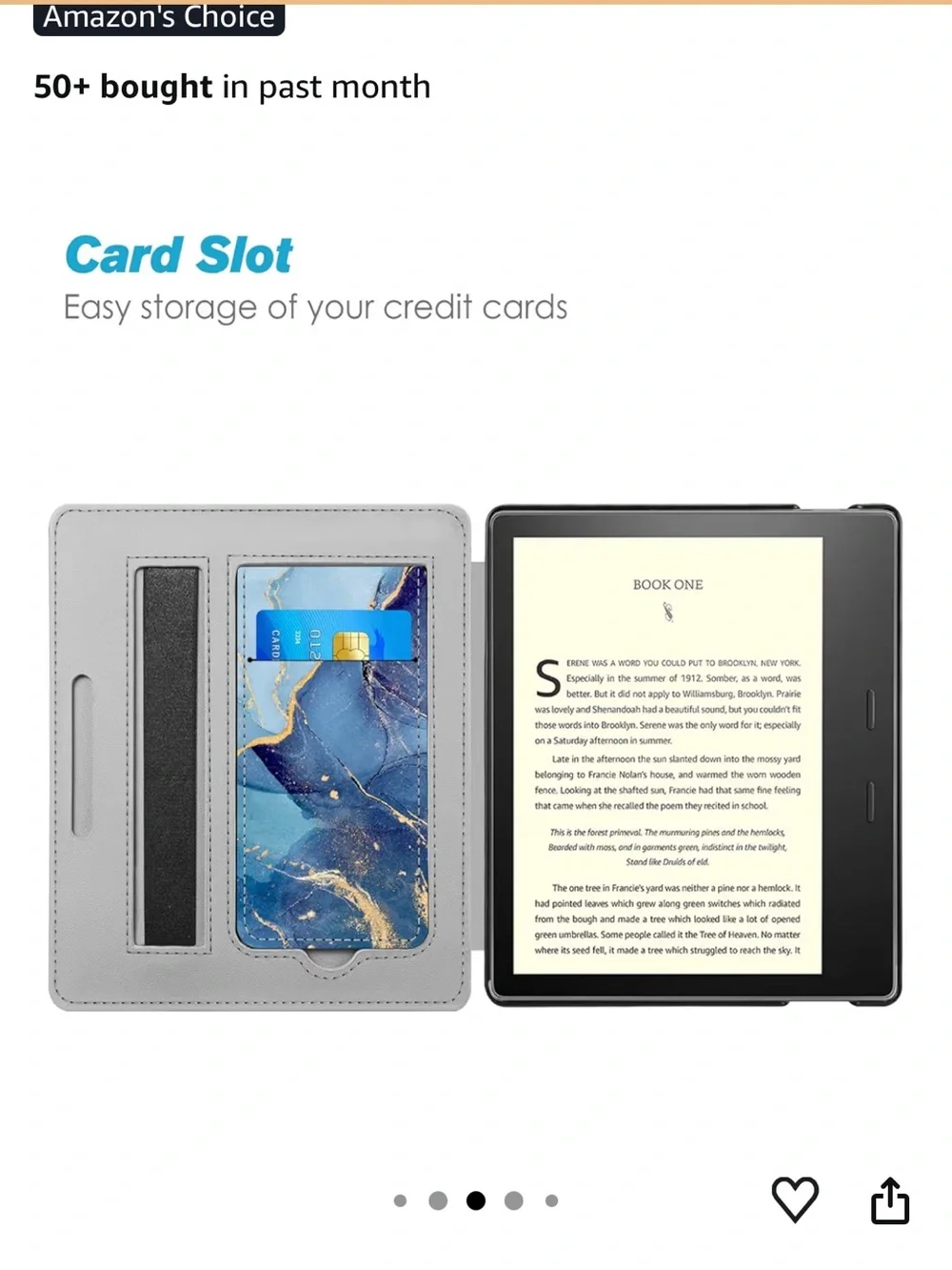 Blue Marble Kindle Cover